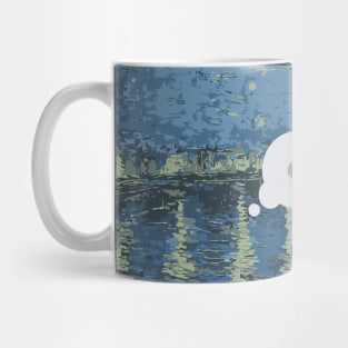 Starry Night Typing Bubble Mug